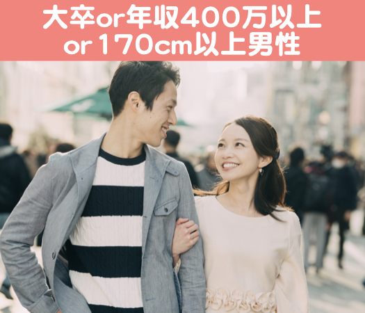 20代中心☆大卒or年収400万以上or170cm以上男性編〜恋人募集中〜