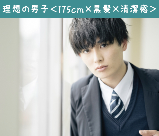 イマドキの婚活★3高に変わる理想の男子＜175cm×黒髪×清潔感＞のイメージ写真