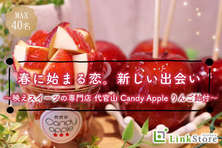 《20代女性のみ♪女性7名様満席!!》春恋。〜映えスイーツの専門店.代官山 Candy Appleのイメージ写真