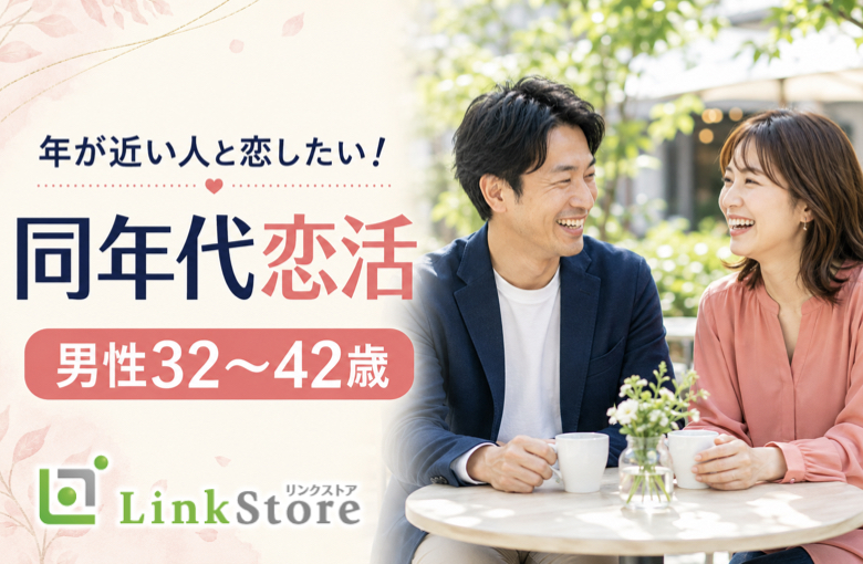 【年が近い人と恋したい！同年代恋活】男性32〜42歳