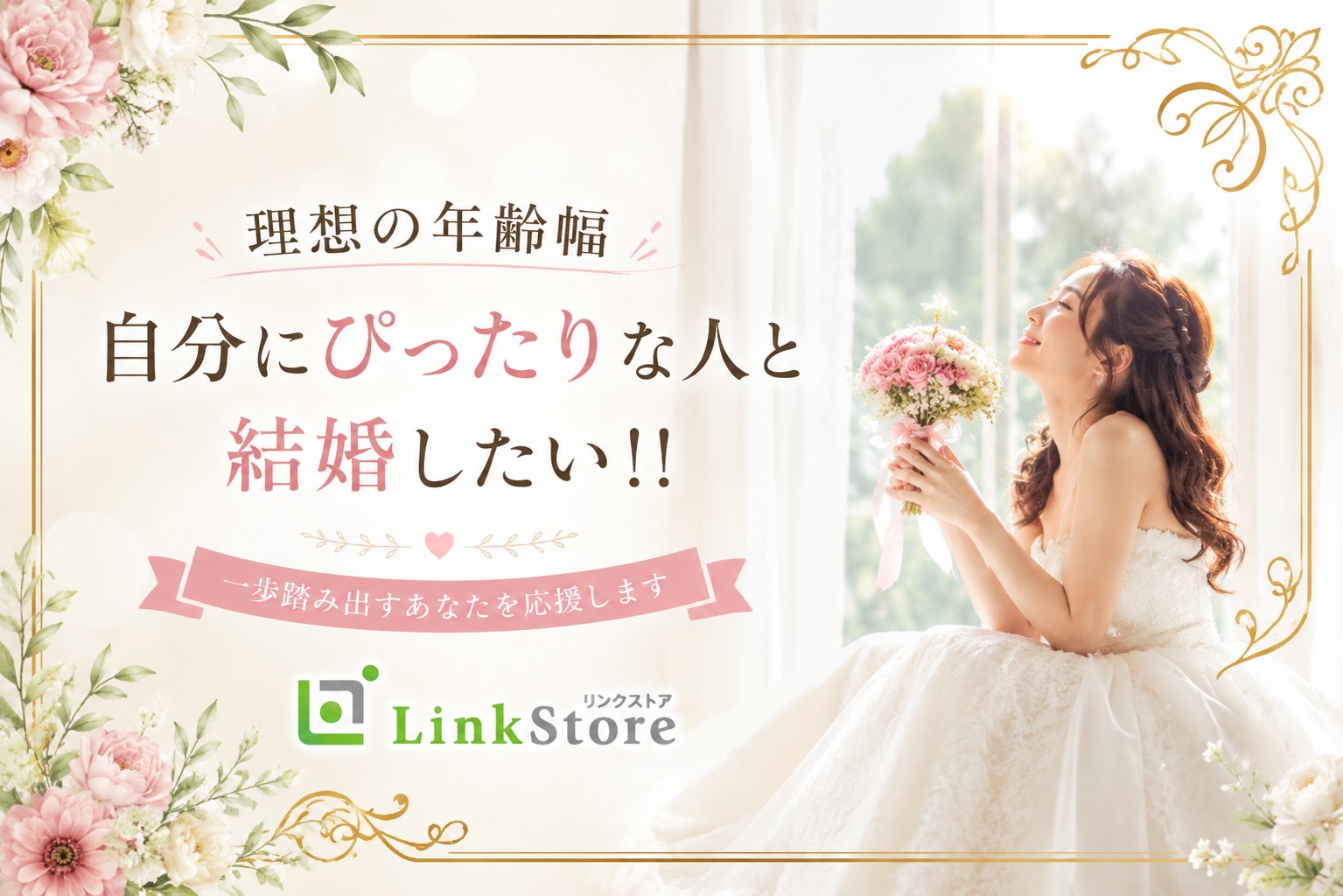 16名様突破中♪♪男女共残り2枠！《完全同年代》1～2年以内に入籍♪理想の結婚式を挙げたい方へ 