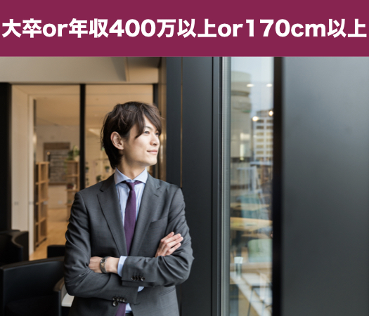 20代中心☆大卒or年収400万以上or170cm以上男性編〜恋人募集中〜